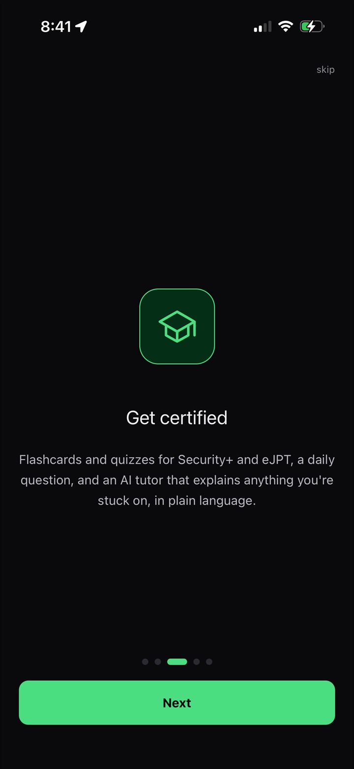 Aldo's Toolkit, Cert prep